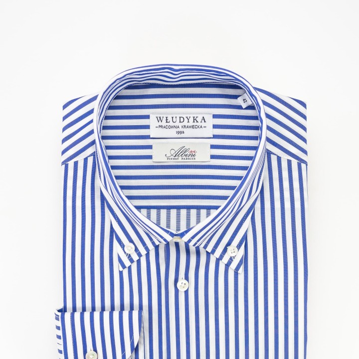 Koszula w pasy z bawełny