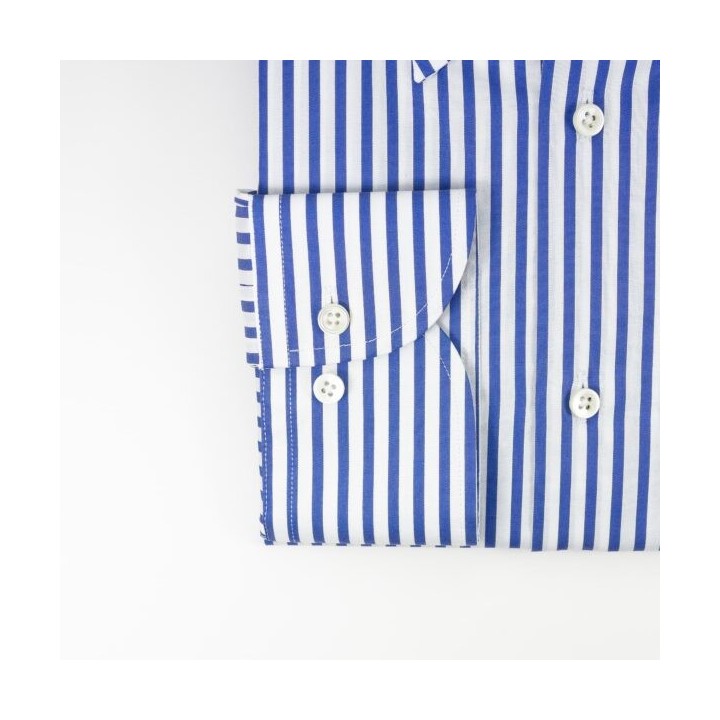 Koszula w pasy z bawełny