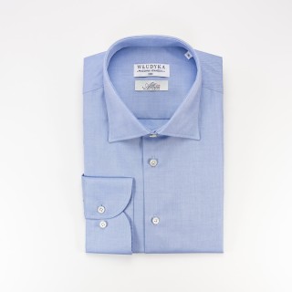 Niebieska koszula z bawełny