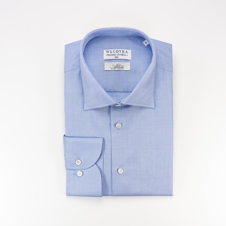 Niebieska koszula z bawełny