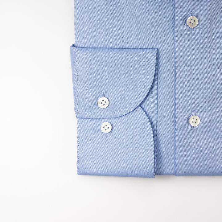 Niebieska koszula z bawełny