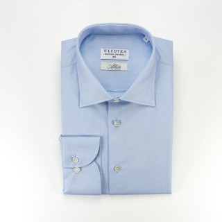 Błękitna koszula z bawełny