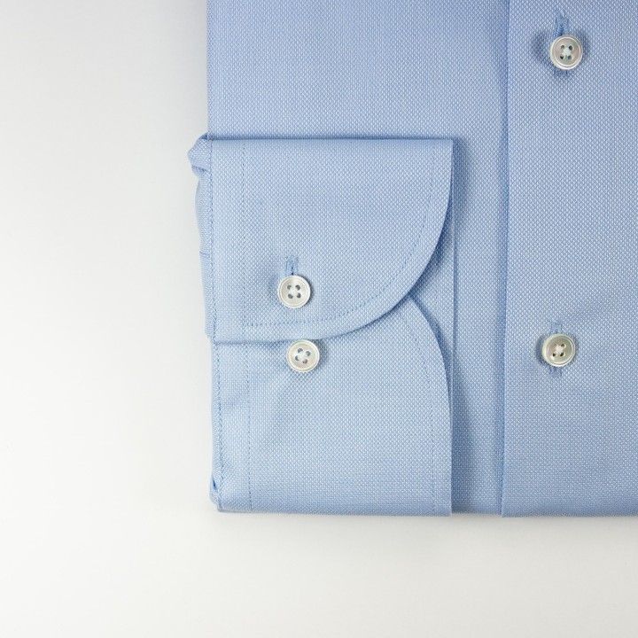 Błękitna koszula z bawełny