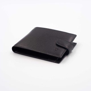 Klasyczny portfel skórzany z zapięciem