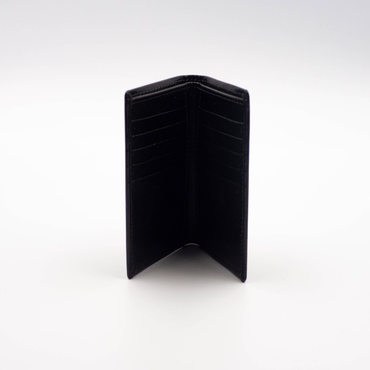 Pionowy portfel skórzany (slim)