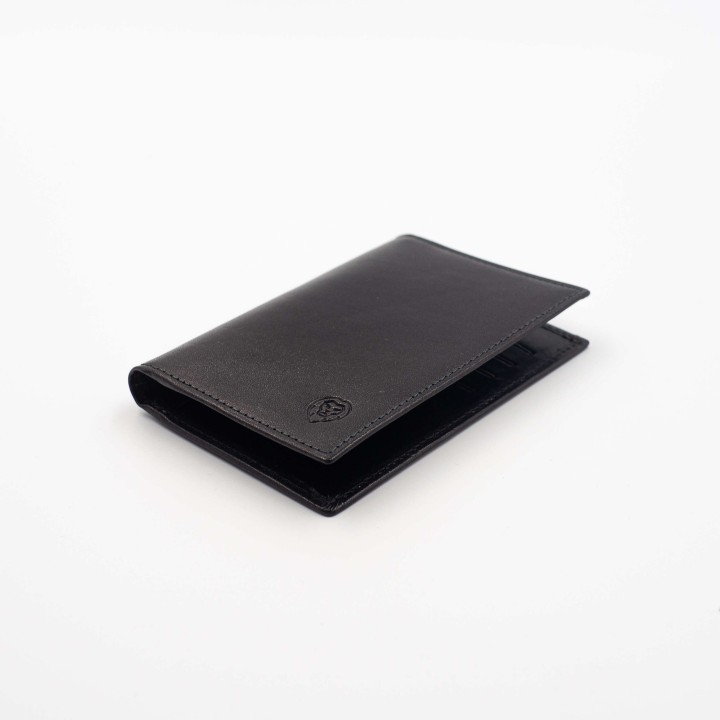 Pionowy portfel skórzany (slim)