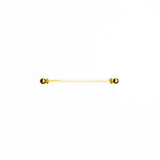 Złota spinka do kołnierza