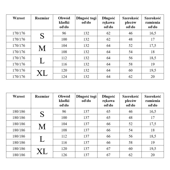 Toga radcy prawnego męska